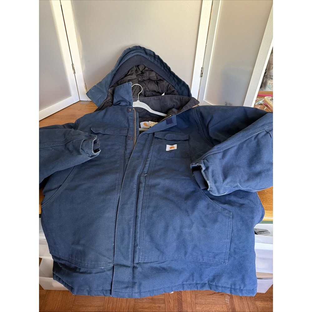 Carhartt C03 NVY (Navy) Arctic Quilt-Lined Traditional Coat Blue 48